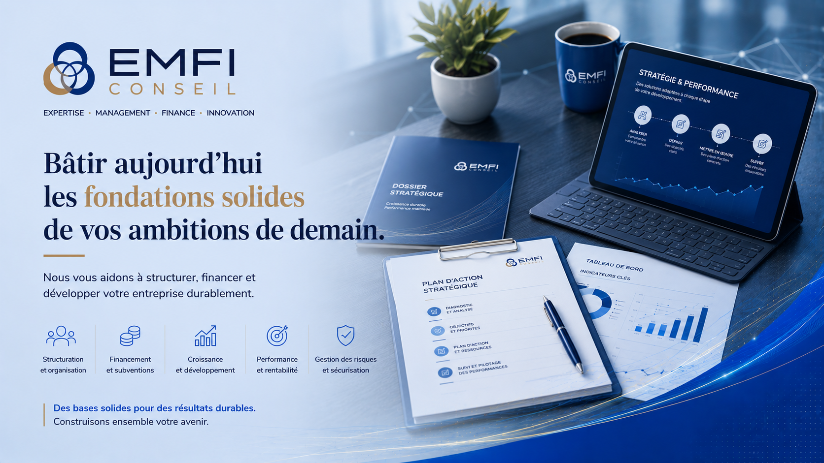Collaboration et cadrage de projet, au service de l’organisation au quotidien.